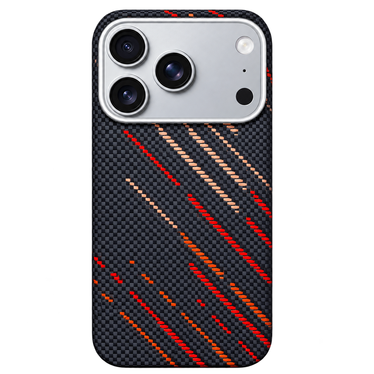 A-CASE Armid Fiber MagSafe Shield Case for iPhone 18 Pro / 17 Pro - Autumn Black