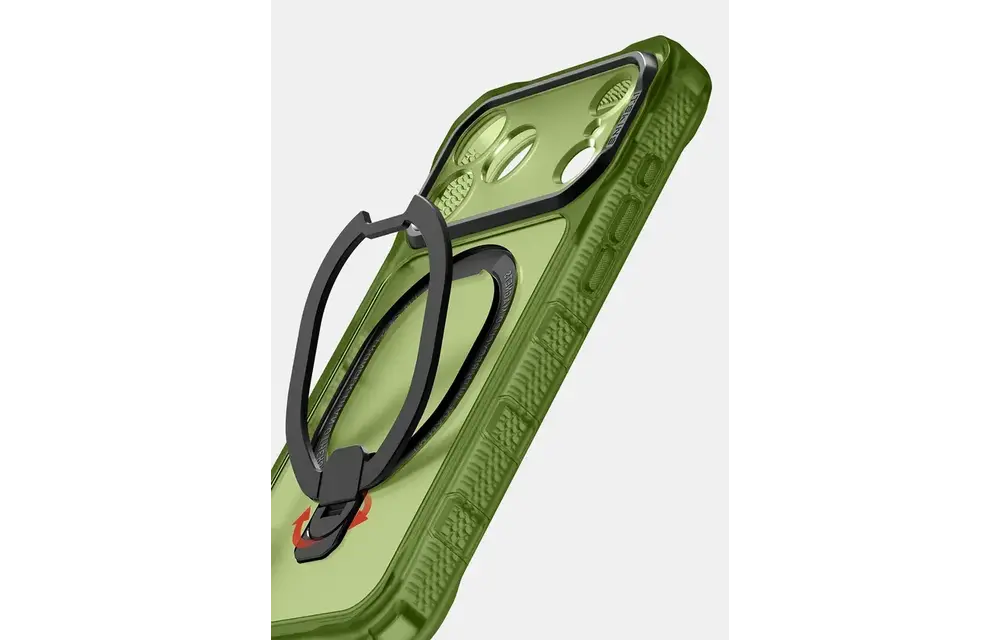 ITSKINS Supreme Frost Stand With MagSafe Case for iPhone 18 Pro Max / 17 Pro Max - Olive Green