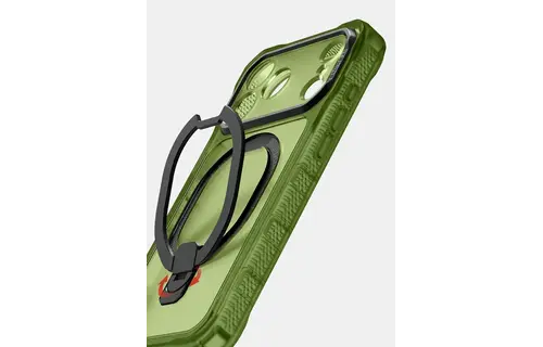 ITSKINS Supreme Frost  Stand With MagSafe Case for iPhone 18 Pro Max / 17 Pro Max - Olive Green