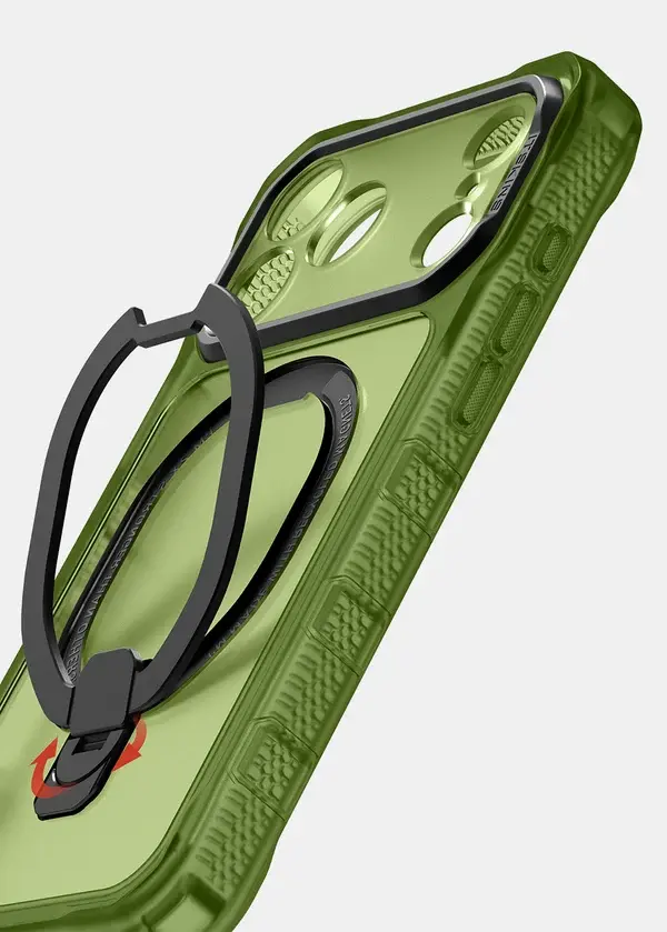 ITSKINS Supreme Frost Stand With MagSafe Case for iPhone 18 Pro Max / 17 Pro Max - Olive Green
