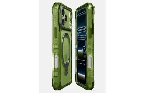 ITSKINS Supreme Frost  Stand With MagSafe Case for iPhone 18 Pro Max / 17 Pro Max - Olive Green