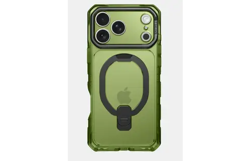 ITSKINS Supreme Frost  Stand With MagSafe Case for iPhone 18 Pro Max / 17 Pro Max - Olive Green