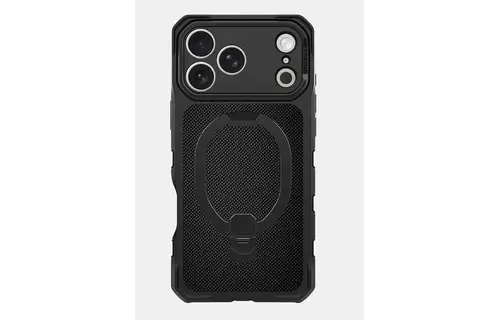 ITSKINS Supreme Nylon Stand with Magsafe Case for iPhone 18 Pro Max / 17 Pro Max - Black
