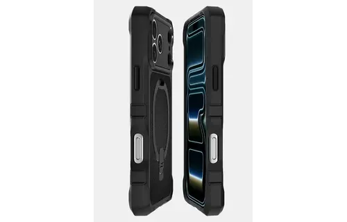 ITSKINS Supreme Nylon Stand with Magsafe Case for iPhone 18 Pro Max / 17 Pro Max - Black