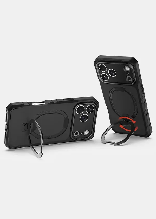 ITSKINS Supreme Bold Stand with Magsafe Case for iPhone 18 Pro Max / 17 Pro Max - Black