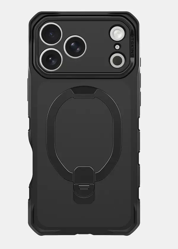 ITSKINS Supreme Bold Stand with Magsafe Case for iPhone 18 Pro Max / 17 Pro Max - Black