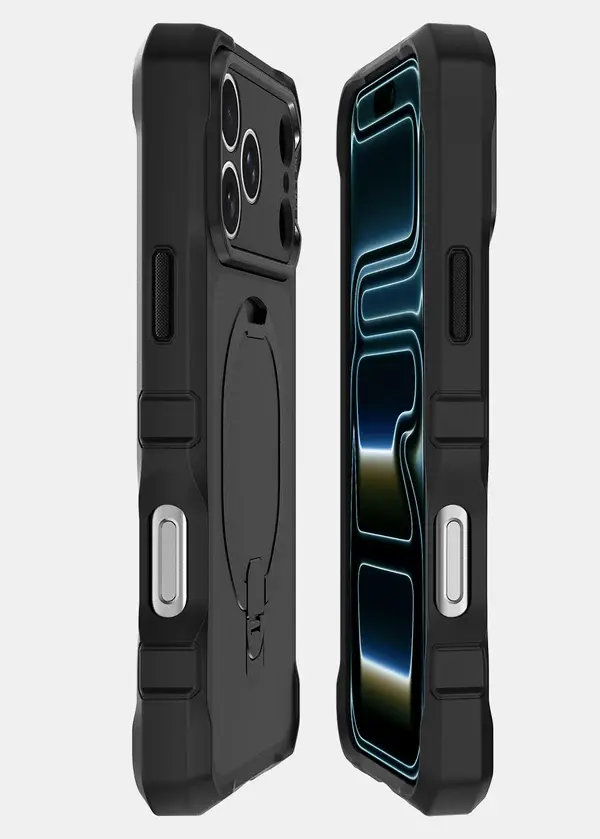 ITSKINS Supreme Bold Stand with Magsafe Case for iPhone 18 Pro Max / 17 Pro Max - Black