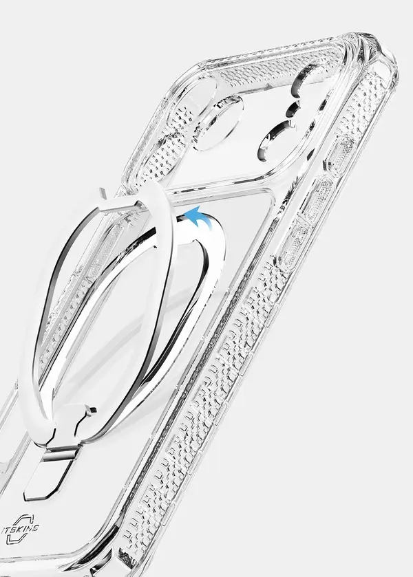 ITSKINS Supreme Clear Stand With MagSafe Case for iPhone 18 Pro Max / 17 Pro Max - Transparent