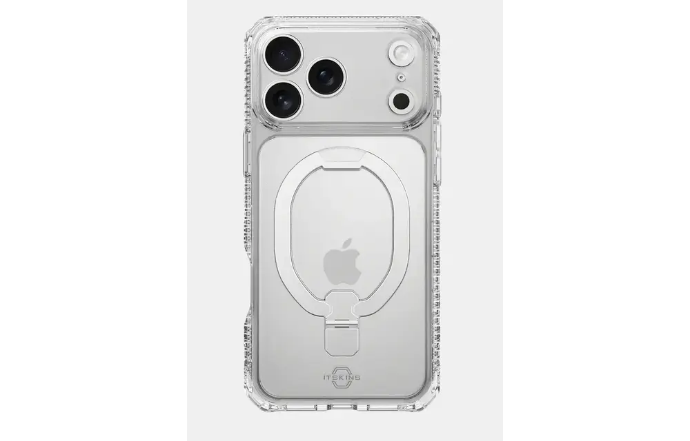ITSKINS Supreme Clear Stand With MagSafe Case for iPhone 18 Pro Max / 17 Pro Max - Transparent