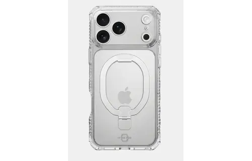 ITSKINS Supreme Clear Stand With MagSafe Case for iPhone 18 Pro Max / 17 Pro Max - Transparent