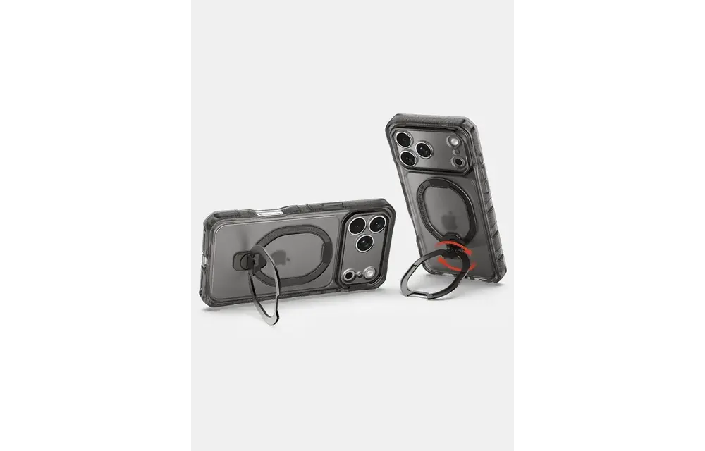 ITSKINS Hybrid R Vapor Stand With MagSafe Case for iPhone 18 Pro Max / 17 Pro Max - Smoke