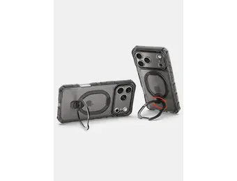 ITSKINS Hybrid R Vapor Stand With MagSafe Case for iPhone 18 Pro Max / 17 Pro Max - Smoke