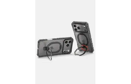 ITSKINS Hybrid R Vapor Stand With MagSafe Case for iPhone 18 Pro Max / 17 Pro Max - Smoke
