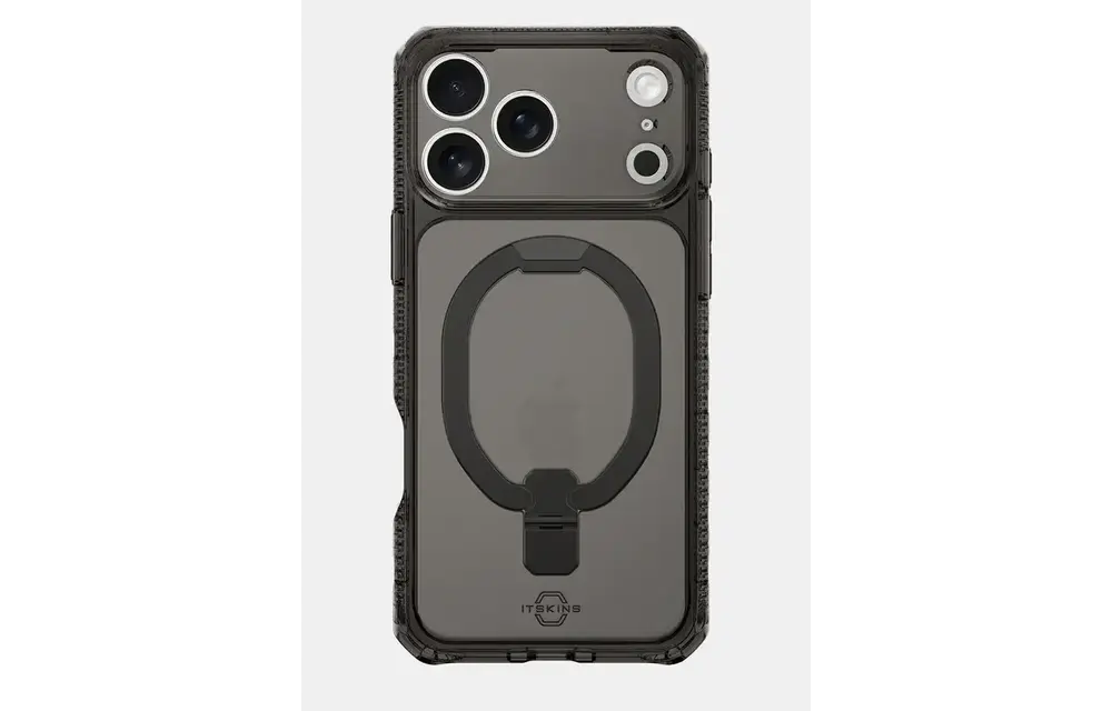 ITSKINS Hybrid R Vapor Stand With MagSafe Case for iPhone 18 Pro Max / 17 Pro Max - Smoke