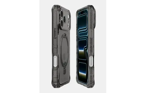 ITSKINS Hybrid R Vapor Stand With MagSafe Case for iPhone 18 Pro Max / 17 Pro Max - Smoke
