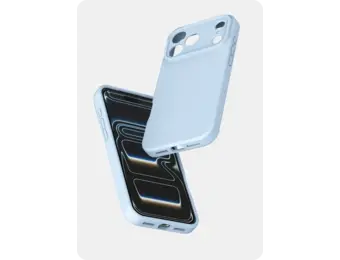 Avana Velvet Silicone With MagSafe Case for Apple iPhone 18 Pro Max / 17 Pro Max - Sky