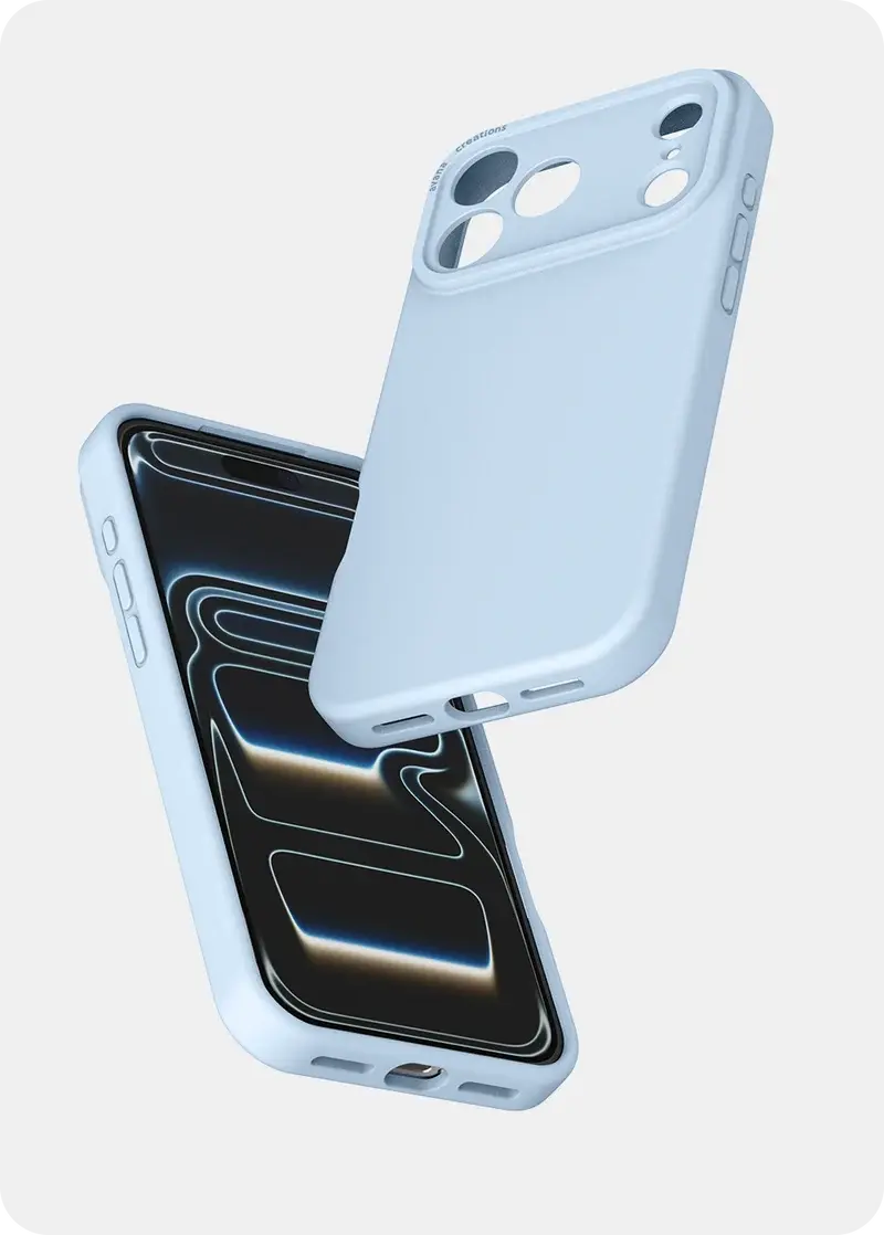 Avana Velvet Silicone With MagSafe Case for Apple iPhone 18 Pro Max / 17 Pro Max - Sky