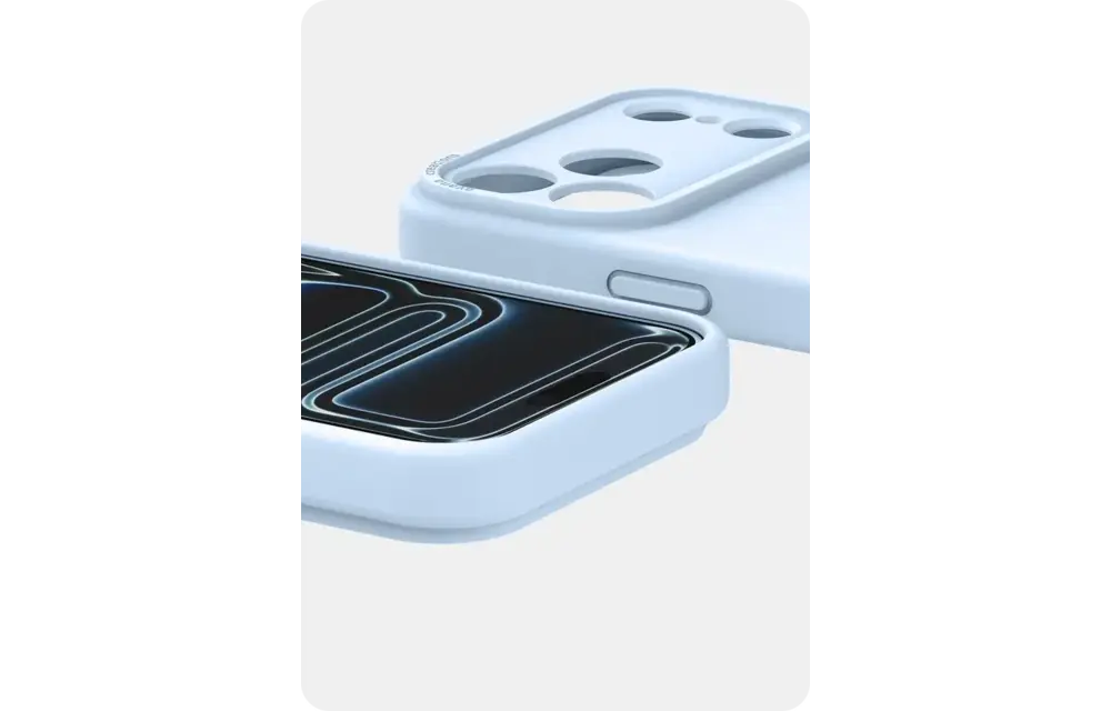 Avana Velvet Silicone With MagSafe Case for Apple iPhone 18 Pro Max / 17 Pro Max - Sky