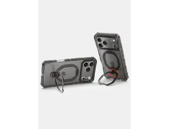 ITSKINS Hybrid R Vapor Stand With MagSafe Case for Apple iPhone 18 Pro / 17 Pro - Smoke