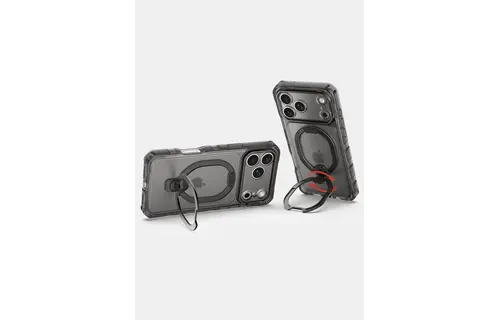 ITSKINS Hybrid R Vapor Stand With MagSafe Case for Apple iPhone 18 Pro Max / 17 Pro Max - Smoke