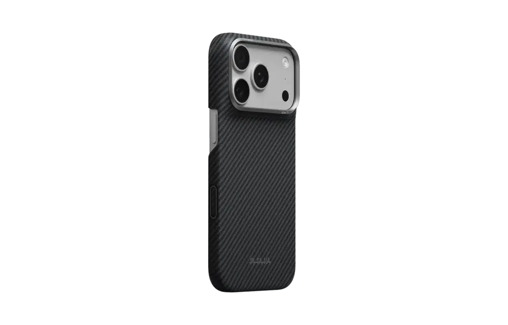 Pitaka Ultra Slim PitaTap MagSafe Case for iPhone 18 Pro / 17 Pro - Black/Grey
