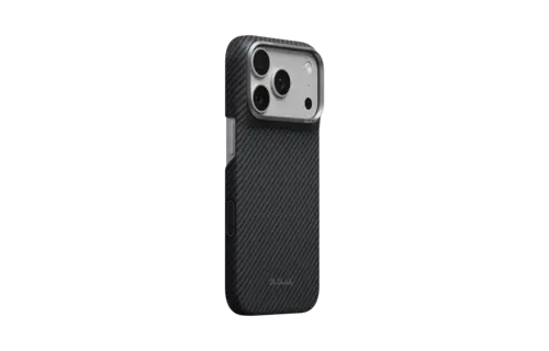 Pitaka Ultra Slim PitaTap MagSafe Case for iPhone 18 Pro / 17 Pro - Black/Grey