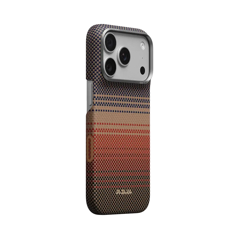 Pitaka Ultra Slim PitaTap MagSafe Case For iPhone 18 Pro / 17 Pro - Sunset