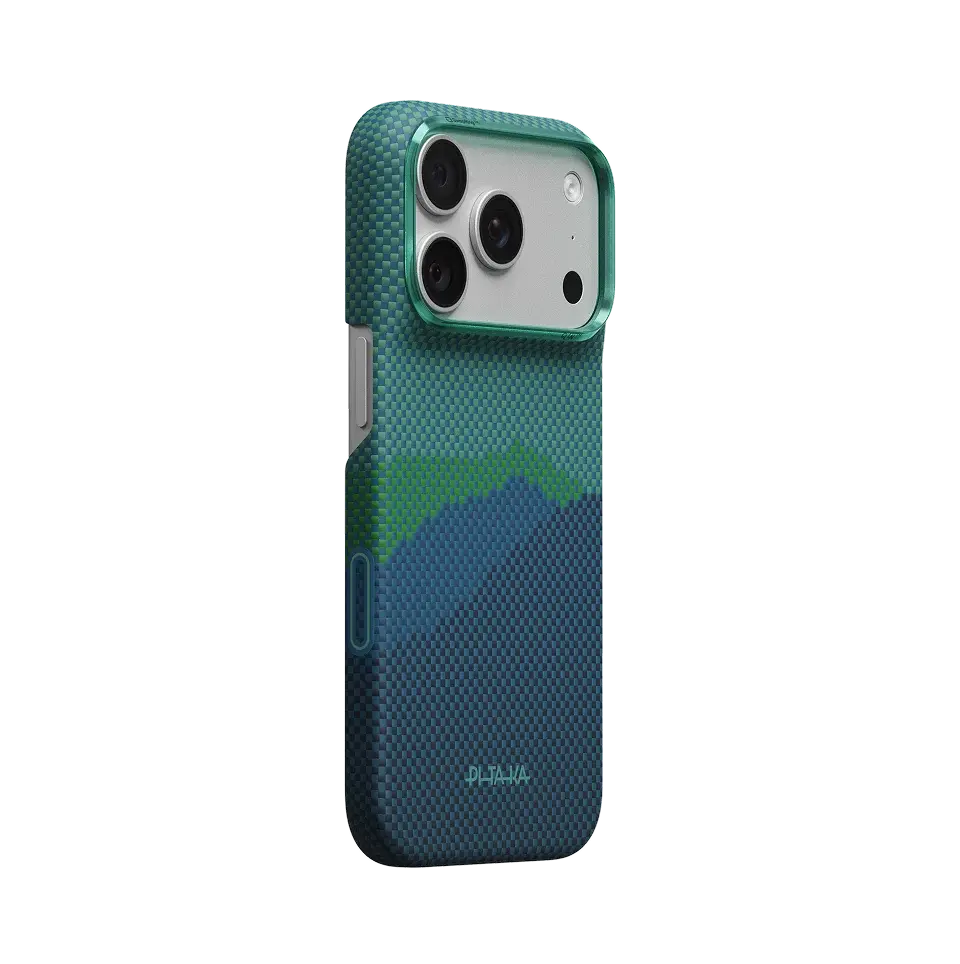 Pitaka Ultra Slim PitaTap MagSafe Case For iPhone 18 Pro / 17 Pro - Over the Horizon Summer Noon