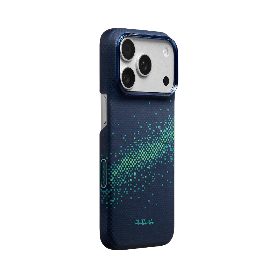Pitaka Ultra Slim PitaTap MagSafe Case For iPhone 18 Pro / 17 Pro - Milky Way Galaxy