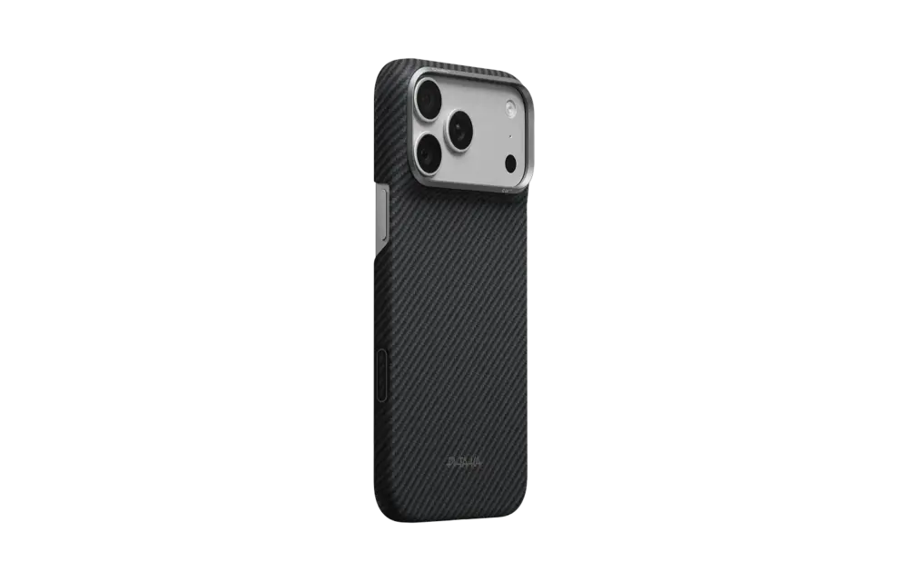 Pitaka Ultra Slim PitaTap MagSafe Case for iPhone 18 Pro Max / 17 Pro Max - Black/Grey