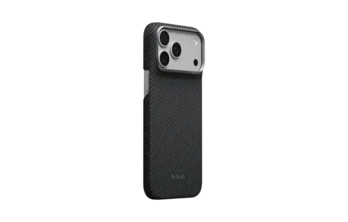 Pitaka Ultra Slim PitaTap MagSafe Case for iPhone 18 Pro Max / 17 Pro Max - Black/Grey