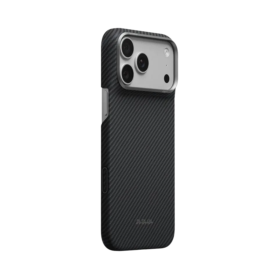 Pitaka Ultra Slim PitaTap MagSafe Case for iPhone 18 Pro Max / 17 Pro Max - Black/Grey