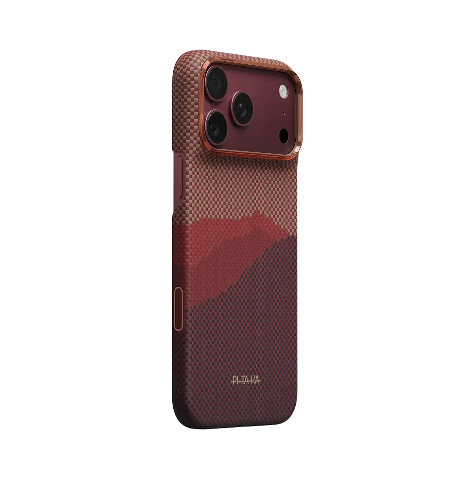 Pitaka Ultra Slim PitaTap MagSafe Case for iPhone 18 Pro Max / 17 Pro Max - Over the Horizon Atumn Dusk