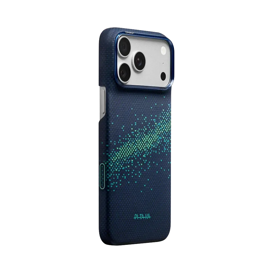 Pitaka Ultra Slim PitaTap MagSafe Case for iPhone 18 Pro Max / 17 Pro Max - Milky Way Galaxy
