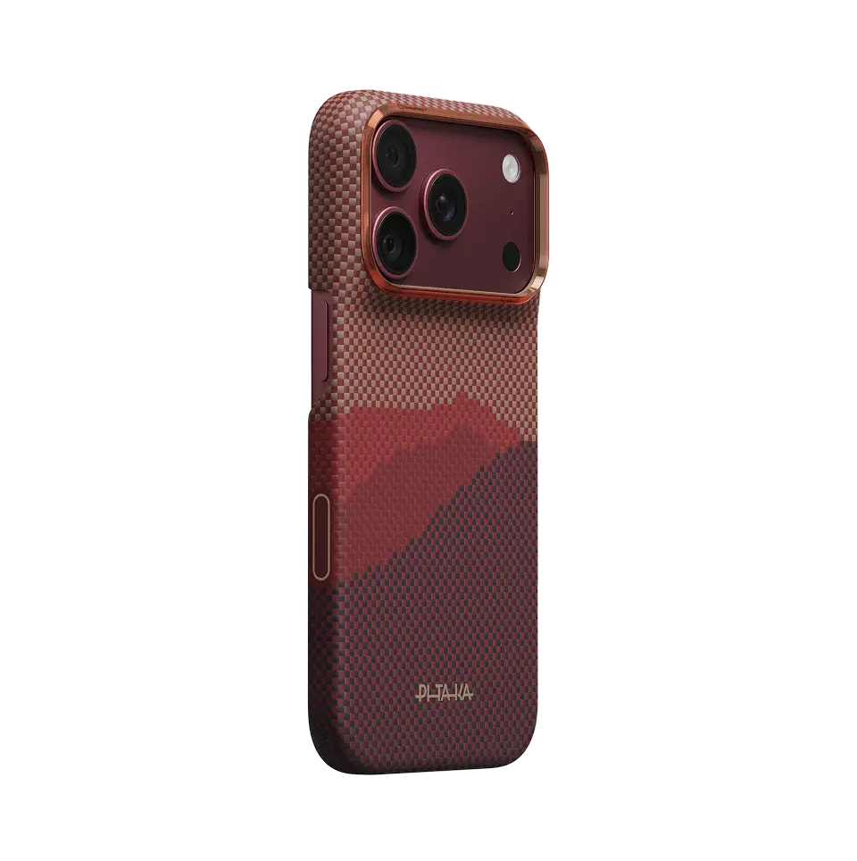 Pitaka Ultra Slim PitaTap MagSafe Case For iPhone 18 Pro / 17 Pro - Over the Horizon Atumn Dusk