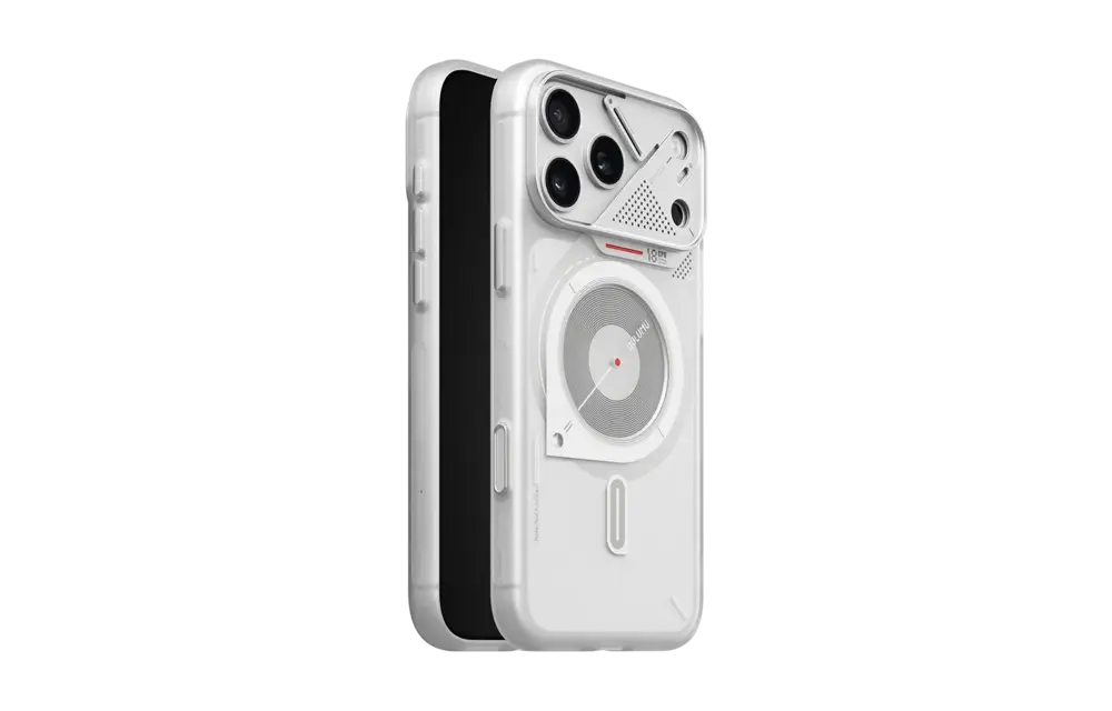 AULUMU A18 Frosted MagSafe Case Subtle Glow-in-the -Dark for iPhone 18 Pro Max / 17 Pro Max - Translucent White