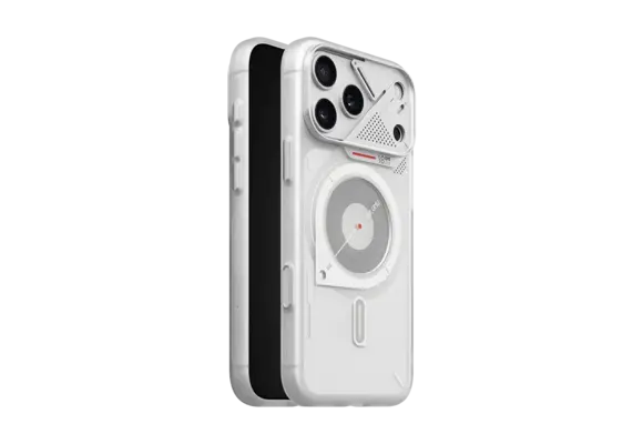 AULUMU A18 Frosted MagSafe Case Subtle Glow-in-the -Dark for iPhone 18 Pro Max / 17 Pro Max - Translucent White