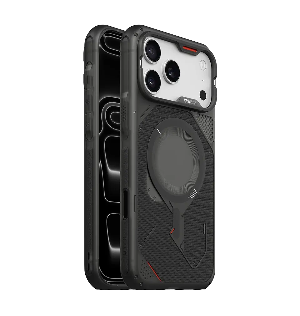 AULUMU A18 Rugged Outdoor MagSafe Case for iPhone 18 Pro / 17 Pro - Translucent Black