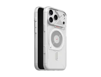 AULUMU A18 Frosted MagSafe Case Subtle Glow-in-the -Dark for iPhone 18 Pro / 17 Pro - Translucent White