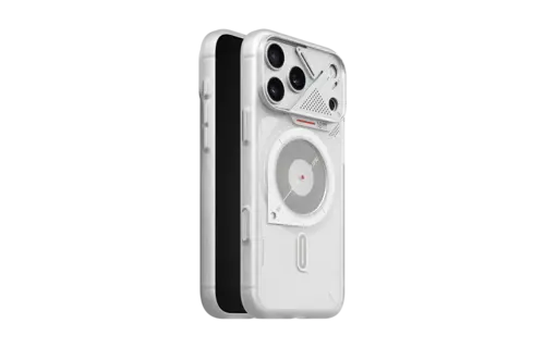 AULUMU A18 Frosted MagSafe Case Subtle Glow-in-the -Dark for iPhone 18 Pro / 17 Pro - Translucent White