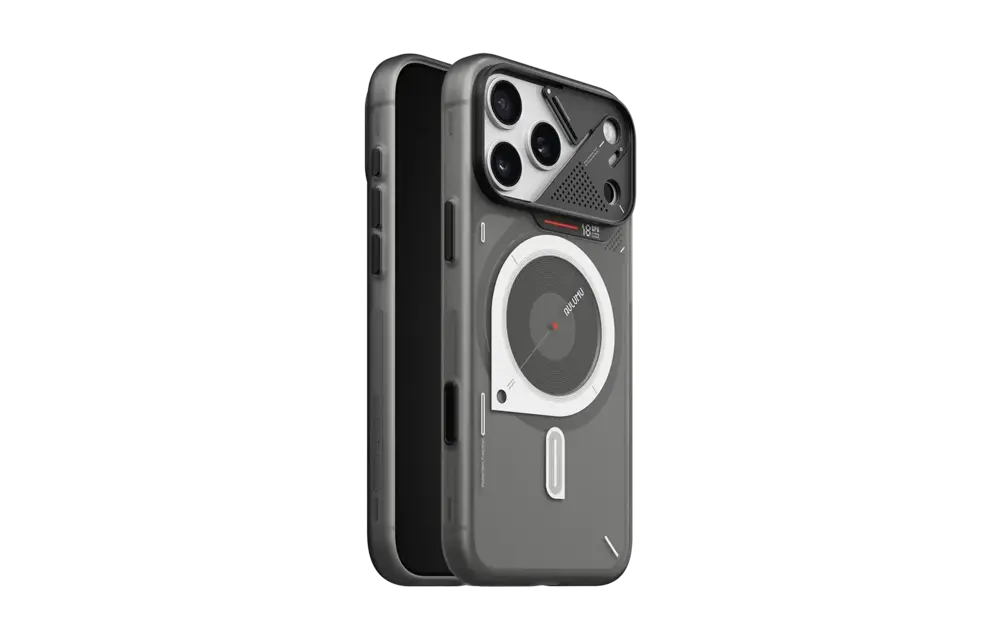 AULUMU A18 Frosted MagSafe Case Subtle Glow-in-the -Dark for iPhone 18 Pro Max / 17 Pro Max - Translucent Gray