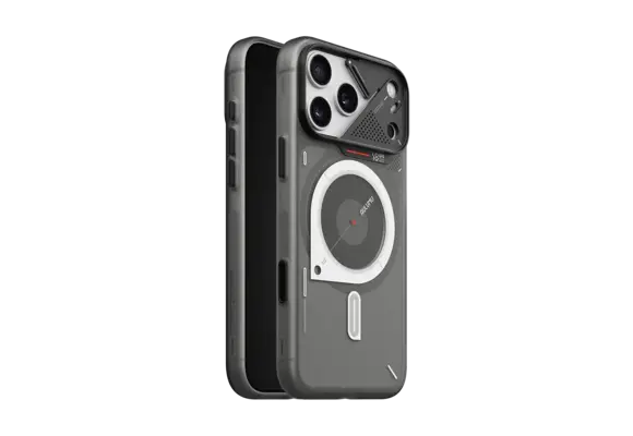 AULUMU A18 Frosted MagSafe Case Subtle Glow-in-the -Dark for iPhone 18 Pro Max / 17 Pro Max - Translucent Gray