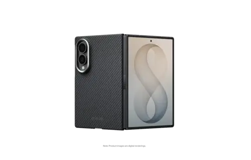 Pitaka Ultra Slim Edge MagSafe Case for Samsung Galxay Z Fold 8 - Black/Grey