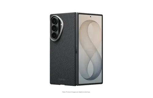 Pitaka Ultra Slim Edge MagSafe Case for Samsung Galxay Z Fold 8 Ultra - Black/Grey