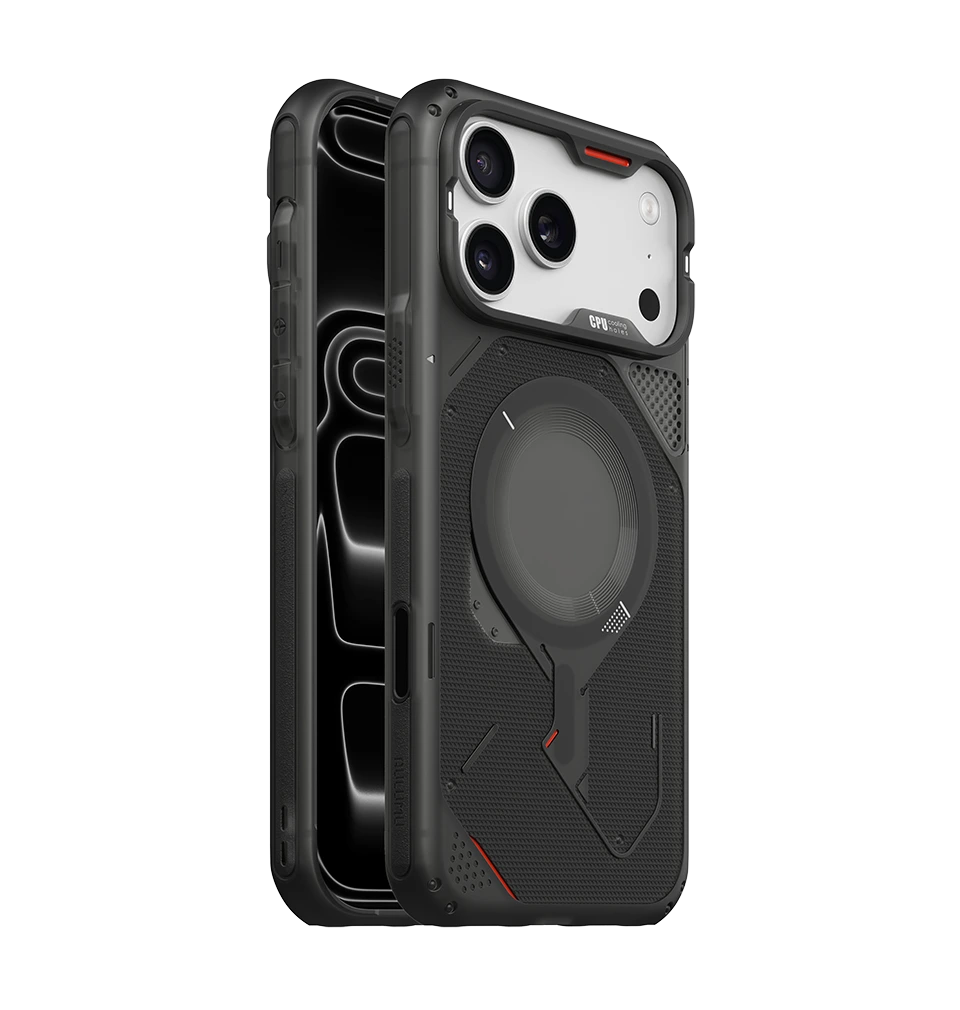 AULUMU A17 Rugged Outdoor MagSafe Case for iPhone 18 Pro Max / 17 Pro Max - Translucent Black