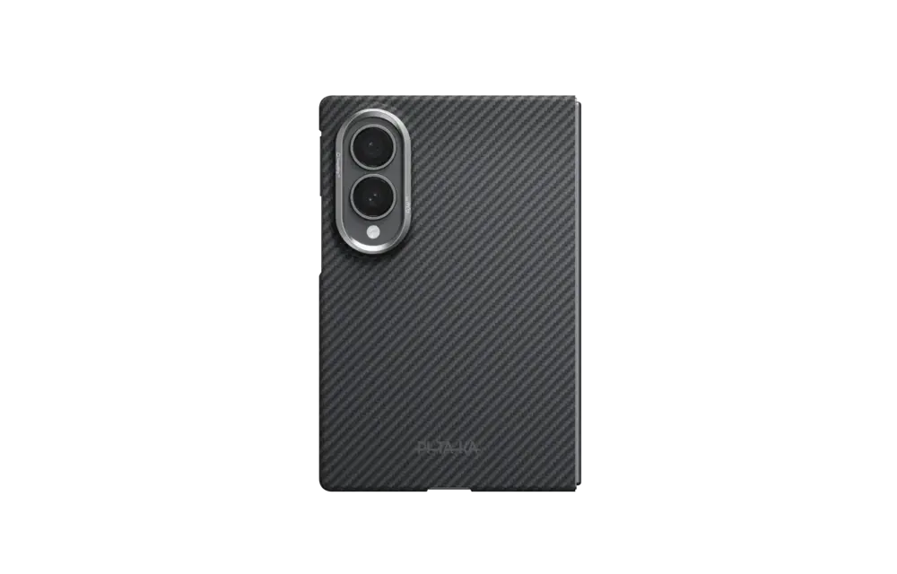 Pitaka Ultra Slim Edge MagSafe Case for Samsung Galxay Z Fold 8 - Black/Grey