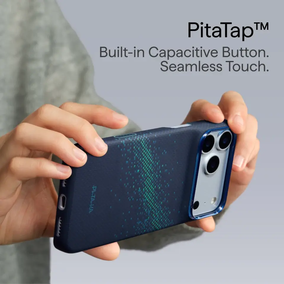 Pitaka Ultra Slim PitaTap MagSafe Case For iPhone 18 Pro / 17 Pro - Milky Way Galaxy