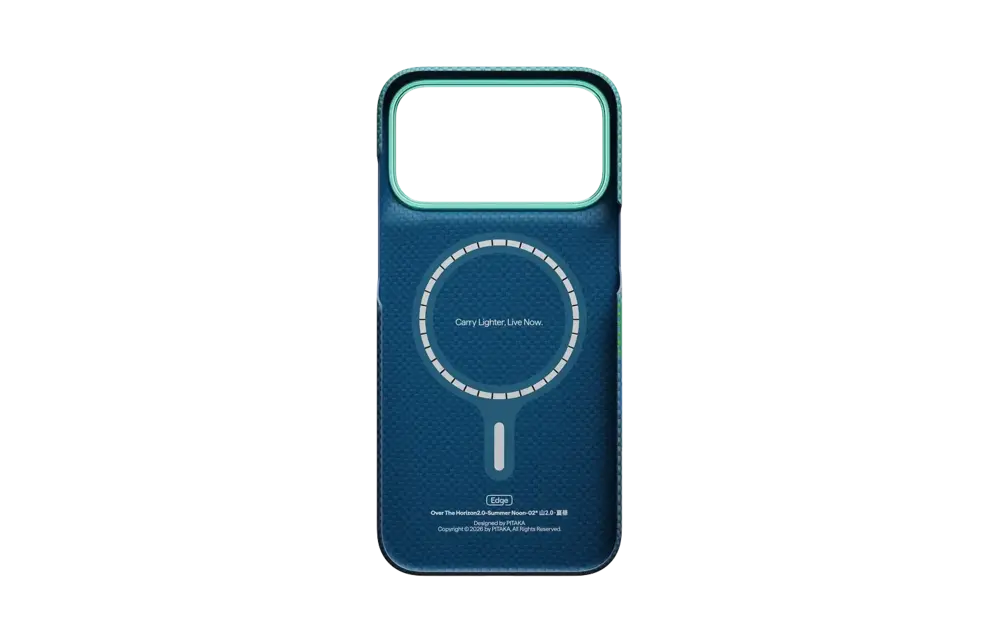 Pitaka Ultra Slim PitaTap MagSafe Case for iPhone 18 Pro Max / 17 Pro Max - Over the Horizon Summer Noon