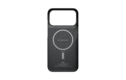 Pitaka Ultra Slim PitaTap MagSafe Case for iPhone 18 Pro Max / 17 Pro Max - Black/Grey
