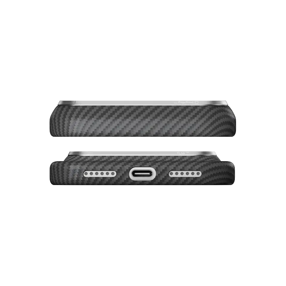 Pitaka Ultra Slim PitaTap MagSafe Case for iPhone 18 Pro Max / 17 Pro Max - Black/Grey